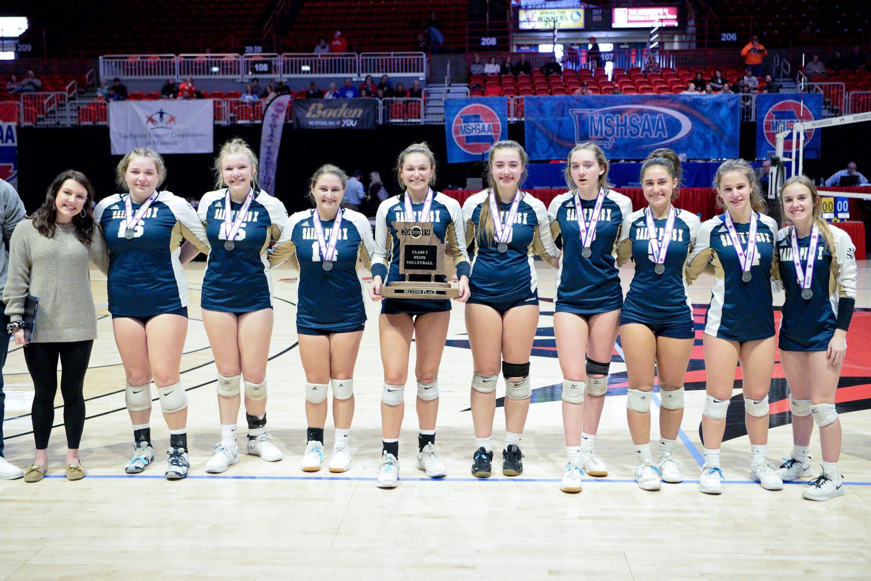 11/09/19 - Girls Volleyball - Class 2 state champ- Hermann vs St. Pius X